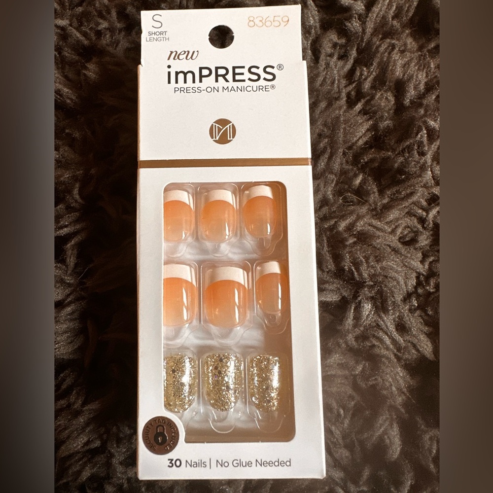 NWT ImPRESS Nails French Manicure and Sparkle